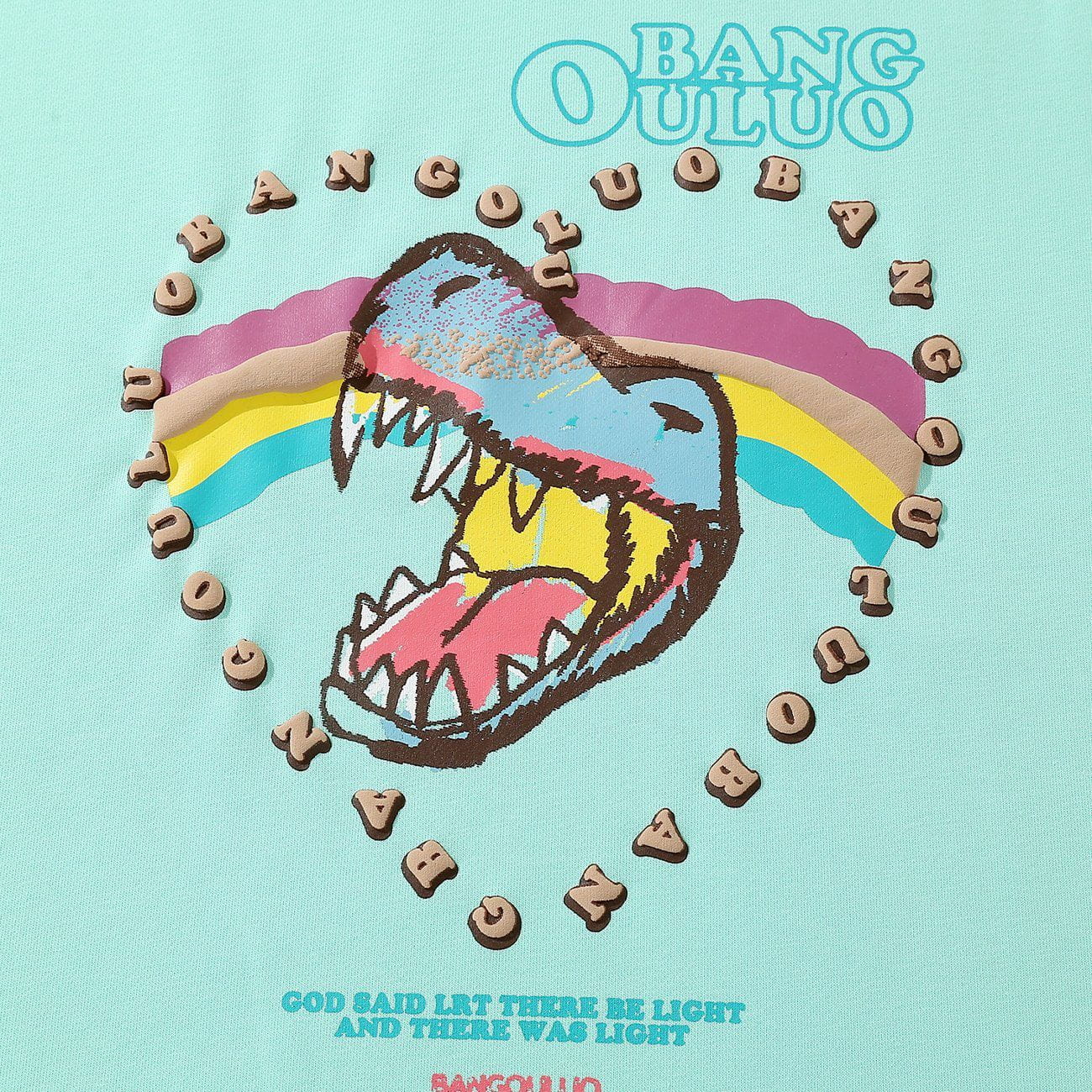 LUXENFY™ - Rainbow Dinosaur Head Graphic Sweatshirt luxenfy.com