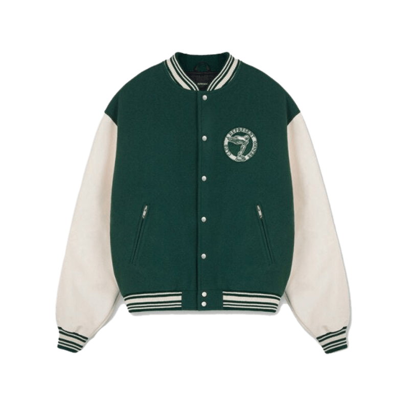 LUXENFY™ - Represent Green Baseball Jacket luxenfy.com
