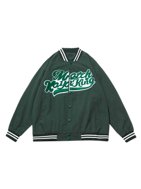 LUXENFY™ - Retro Letter Embroidery Couples Baseball Jacket luxenfy.com