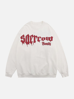 LUXENFY™ - “SLUXENFY™ -RCOW” Print Deformation Sweatshirt luxenfy.com