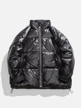 LUXENFY™ - Shiny Drawstring Puffer Down Coat luxenfy.com