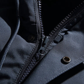 LUXENFY™ - Solid Color Big Pocket Hooded Winter Coat luxenfy.com