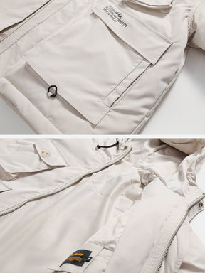 LUXENFY™ - Solid Multi-Pocket Winter Coat luxenfy.com