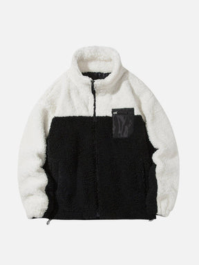 LUXENFY™ - Splicing Sherpa Winter Coat luxenfy.com