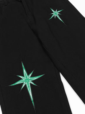 LUXENFY™ - Star Embroidered Track Pants luxenfy.com