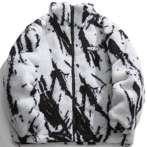 LUXENFY™ - Tie Dye Sherpa Winter Coat luxenfy.com