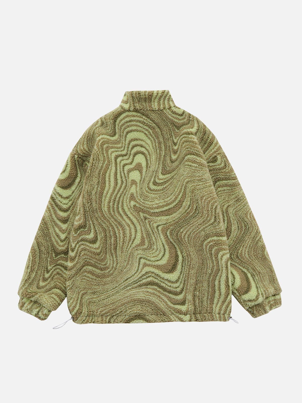 LUXENFY™ - Tie-dye Sherpa Coat luxenfy.com