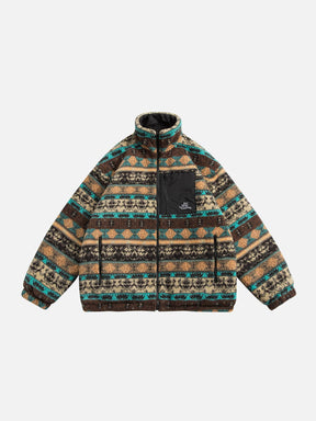 LUXENFY™ - Tribal Vintage Pattern Winter Coat luxenfy.com