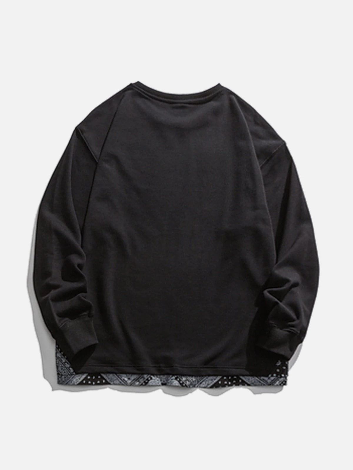 LUXENFY™ - Vintage Bandana Panel Sweatshirt luxenfy.com