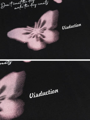 LUXENFY™ - Vintage Butterfly Print Sweatshirt luxenfy.com