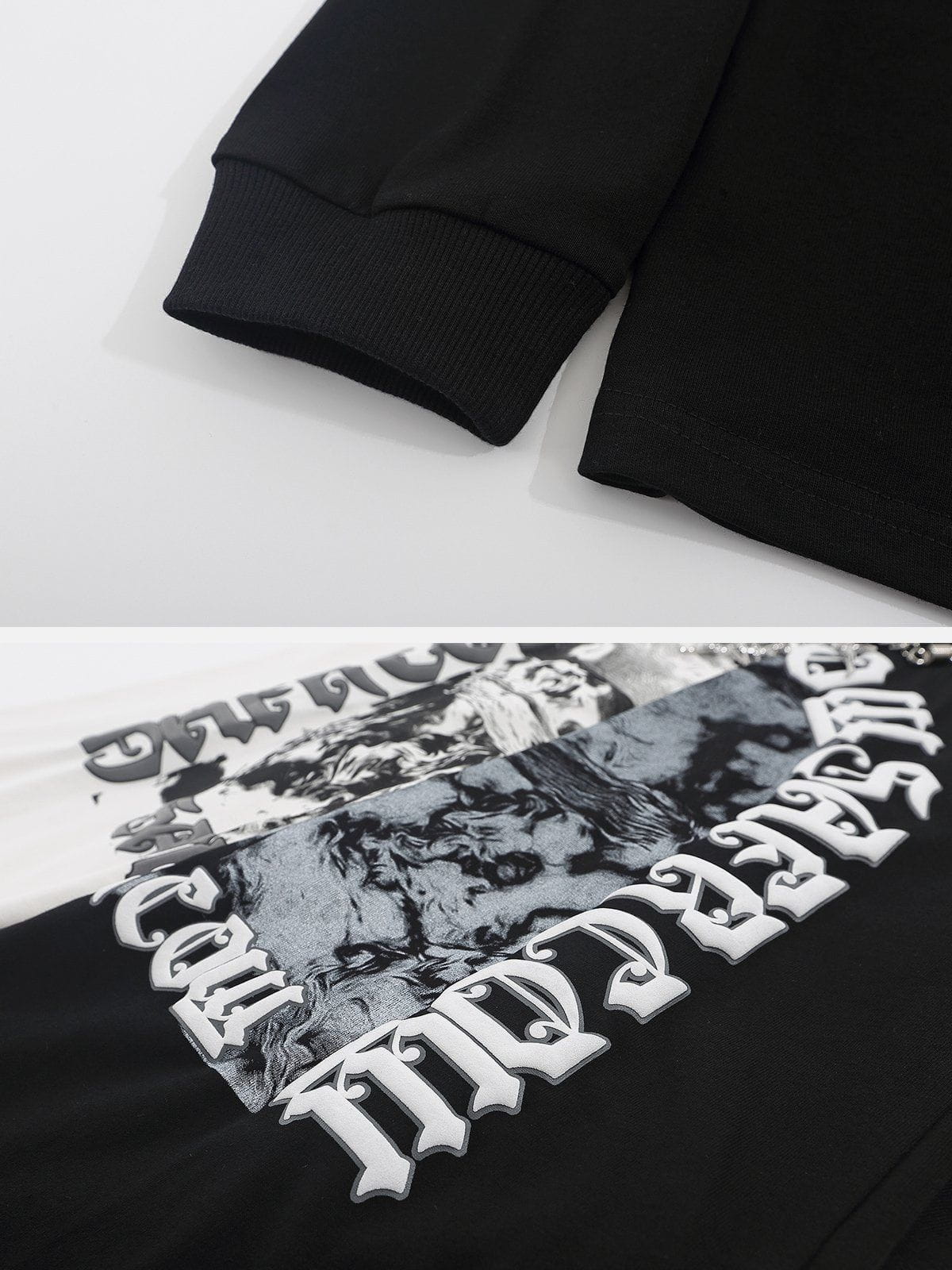 LUXENFY™ - Vintage Chain Decoration Sweatshirt luxenfy.com
