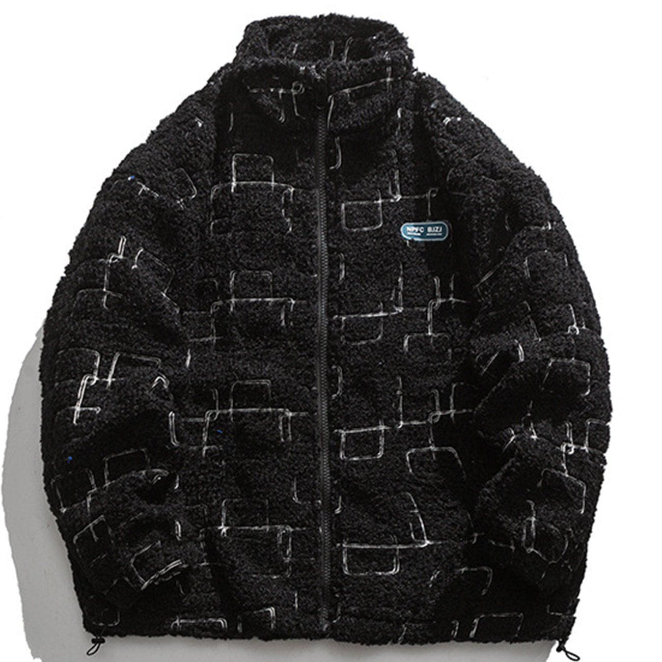 LUXENFY™ - Vintage Cube Sherpa Winter Coat luxenfy.com