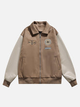 LUXENFY™ - Vintage Patchwork Varsity Jacket luxenfy.com