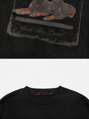 LUXENFY™ - Vintage Print Sweatshirt luxenfy.com