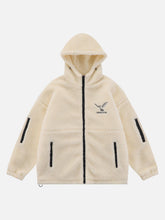 LUXENFY™ - ZIP UP Patchwork Sherpa Coat luxenfy.com