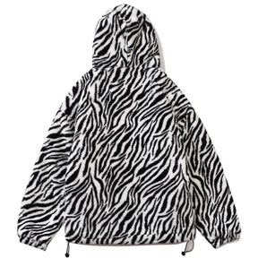 LUXENFY™ - Zebra Pattern Winter Coat luxenfy.com