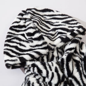 LUXENFY™ - Zebra Pattern Winter Coat luxenfy.com