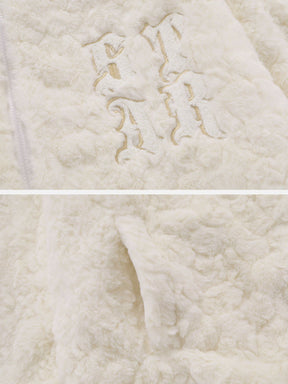 LUXENFY™ - STAR Embroidery Plush Winter Coat