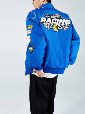 LUXENFY™ - Race Car Embroidered Winter Coat