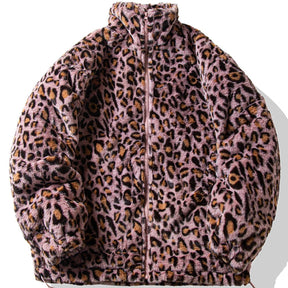 LUXENFY™ - Leopard Print All Over Plush Winter Coat