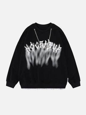 LUXENFY™ - Chain Patchwork Sweatshirt